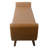 Rae Storage Bench Ottoman With Arms, Brown Faux Leather, Wood, 60 Inch