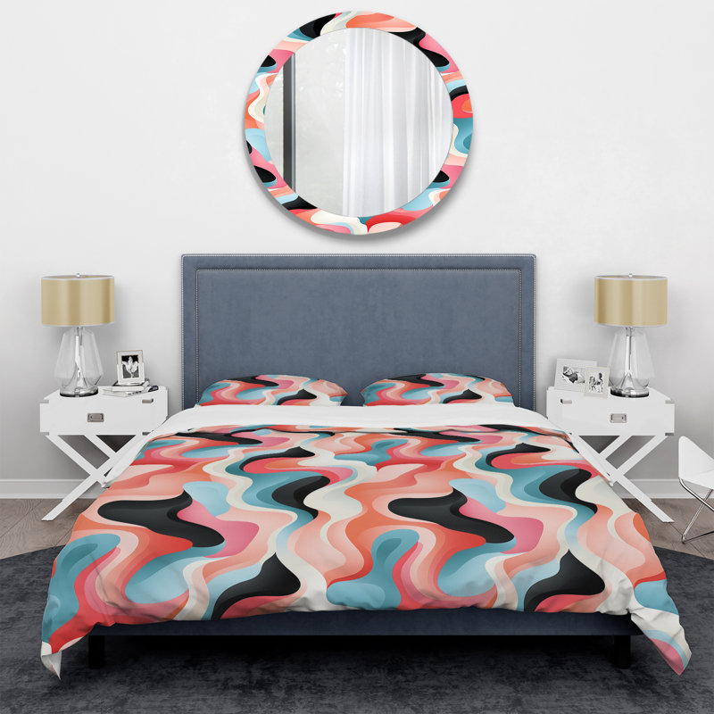 Ensemble de housse de couette Soft Color, Housse de couette simple + 1 taie décorative stan