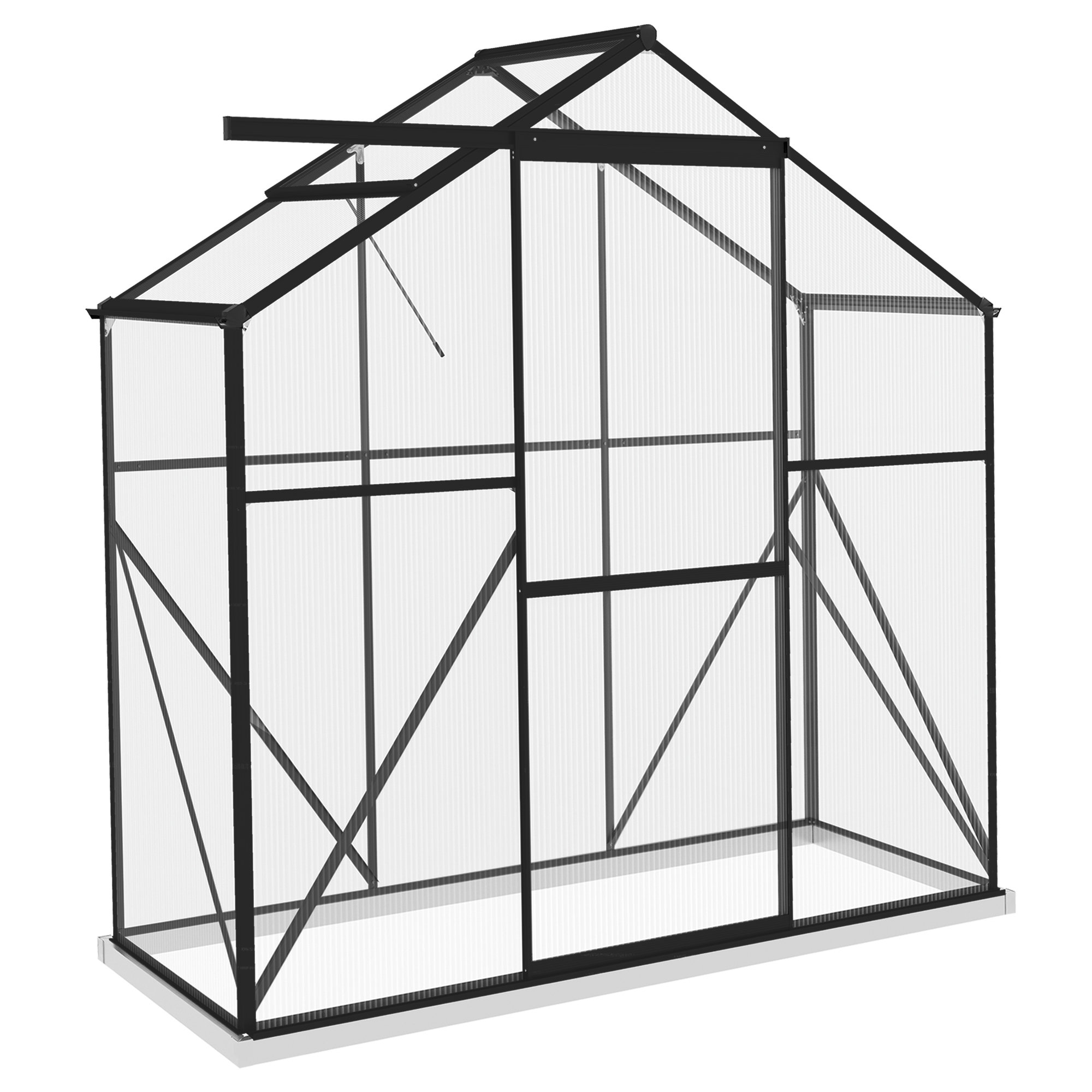 Serre De Jardin 18m2 Mini Serre En Bois Outsunny - 90x52x49,5 Cm - Panneaux Polycarbonate Translucides - Toit Ouvrant - Pour Balcon Et Jardin Serre Compacte 90cm Jardinage Serre De Jardin 18m2 Mini Serre En Bois Outsunny - 90x52x49,5 Cm - Panneaux Polycarbonate Translucides - Toit Ouvrant - Pour Balcon Et Jardin Serre Compacte 90cm Jardinage