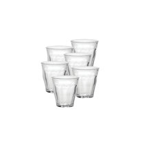 lav Stemless Red & White Wine Glasses Tumbler Set of 6 - Drinking  Glassware for Water Champagne Martini Mimosa Prosecco Cocktail Sangria -  Short 16 oz No Stem Glasses Dishwasher Safe: Wine Glasses