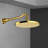 Aurora Gold Rainfall Shower Head