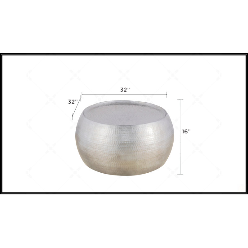 Table basse 32 ", Argent argent