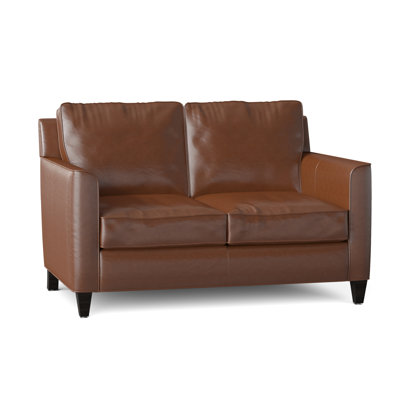 Yorba 54.5'' Leather Loveseat