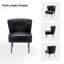 Euclid Faux Leather Chair With Metal Base-1712814005