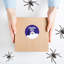 Autocollants Happy Halloween, Merci, fantôme effrayant