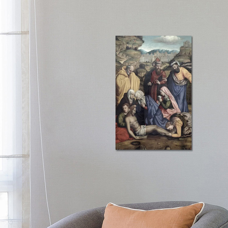 Lamentation, 1550 by Sister Plautilla Nelli - Wrapped Canvas Painting
