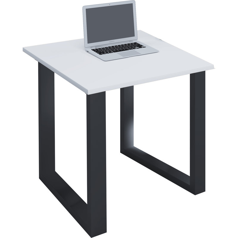 Ravleen Writing Desk, White/Black