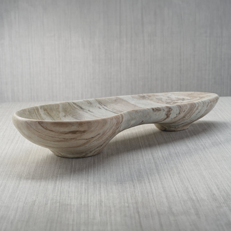 Zodax Altamura Marble Serving Bowl