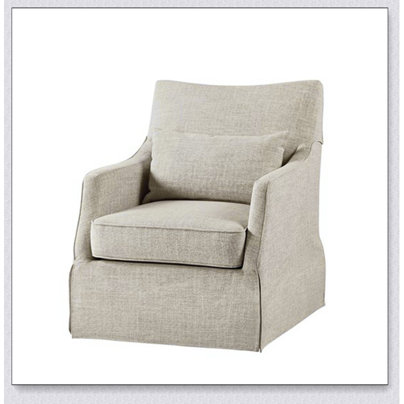 Chaise pivotante à jupe