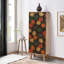 Armoire à chaussures moderne avec pieds et poignées en bois massif, 19,7 po x 53,1 po x 15 po | Panneau de particules 100% enduit de mélamine avec revêtement UV | Finition Sonomo élégante, nombreuses tablettes pour le rangement organisé et l'élégance