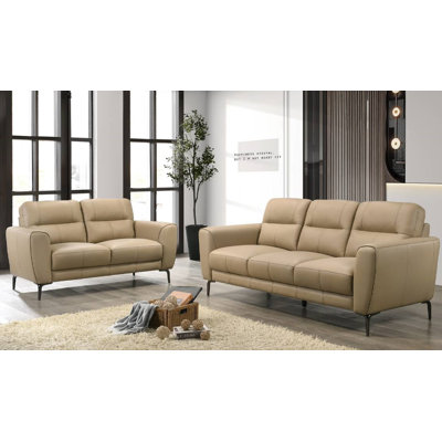 Gianah 2 - Piece Leather Sofa Set