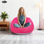 6 pièces adultes fauteuil à billes gonflable paresseux avec pompe à air pour lire camping rose rose-825294587