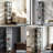68” H Display Cabinet With Acrylic Flip Up Door, 5-Tier Curio Cabinet Collection Display Showcase Bookshelf
