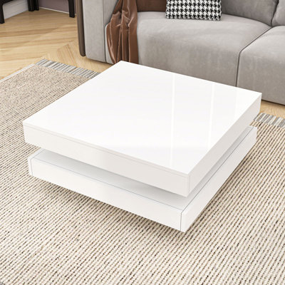 Coffee Table with LED Lights