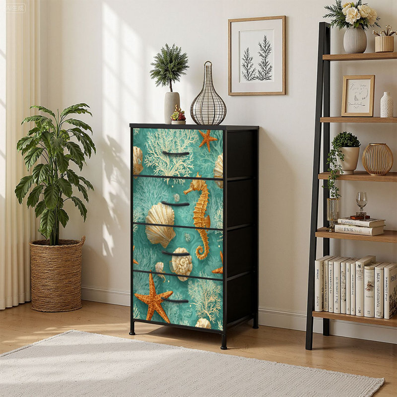 Commode verticale 4 tiroirs