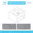 Solid Surface Resin 17.7" Wall-Mounted Single Bathroom Vanity