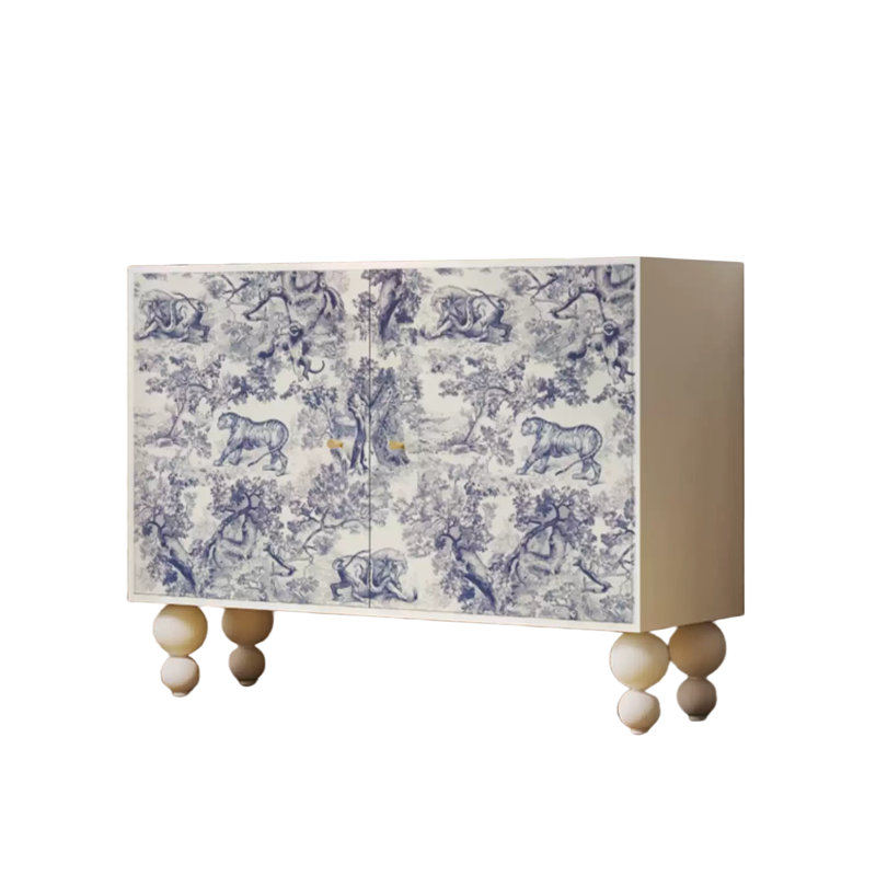Armoire d'appoint, Blanc / Blanc