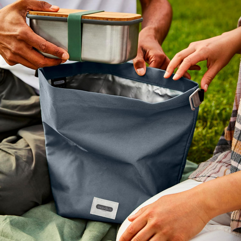 Black+Blum Polyethylene Insulated Lunch Bag, Slate