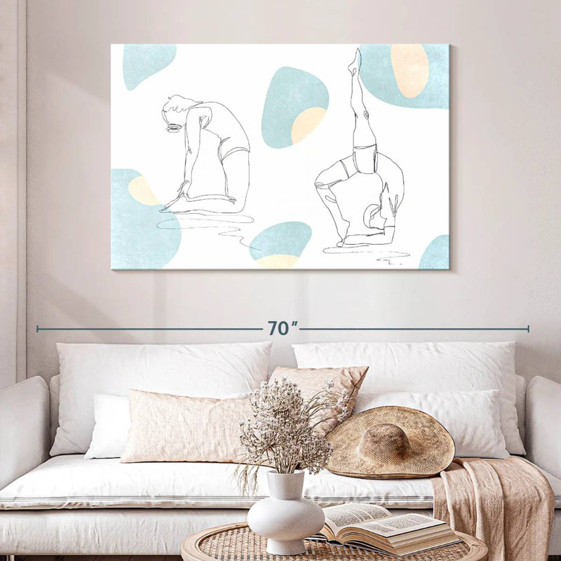Sireci Challenging Yoga Poses, 32" H x 48" W
