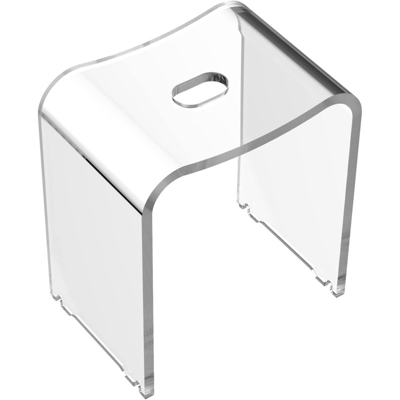 Jozelyn 15.5'' W Plastic / Acrylic Shower Bench