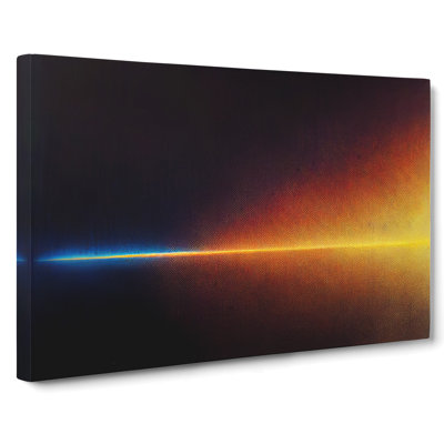 Energising Modern Abstract - Wrapped Canvas Print