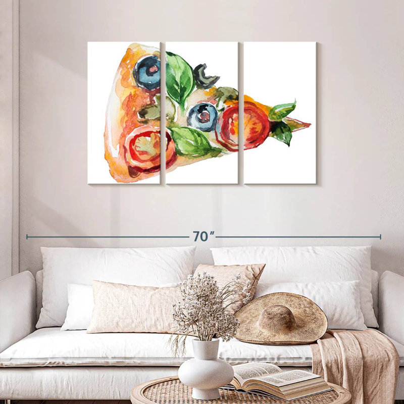 Yarlin Pizza Slice, 28" H x 45" W