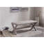 Banc d'appoint avec garniture cloutée