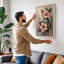 Hibiscus Study Botanical - Wrapped Canvas-342296453-342296452