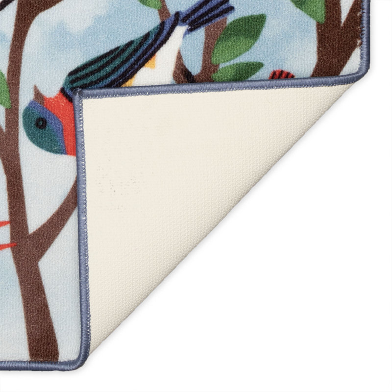 Tapis d'intérieur Balham Birds And Branches, Rectangle 2 pi 4 po x 3 pi 11 po