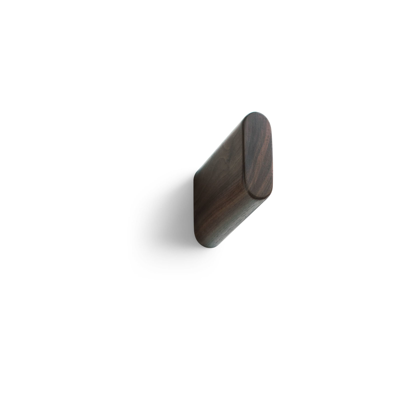 Wook Solid Wood Wall Hook, Smoke