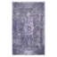 Tapis 6 x 9 anthracite lavable, antidérapant pour chambre à coucher, tapis pliable de bureau, salon sans perte de poils, cuisine anthracite