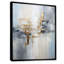 «Gold Memories On Faded Blue», art mural abstrait-106081436-106081432
