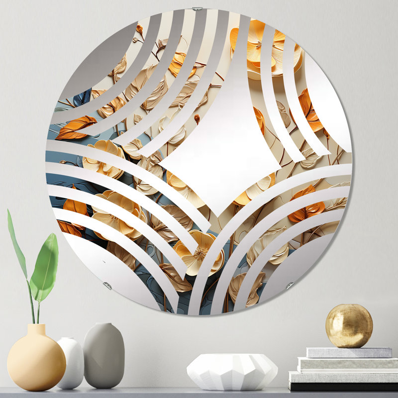 Curron Circle Mirror, 23.6" x 23.6"