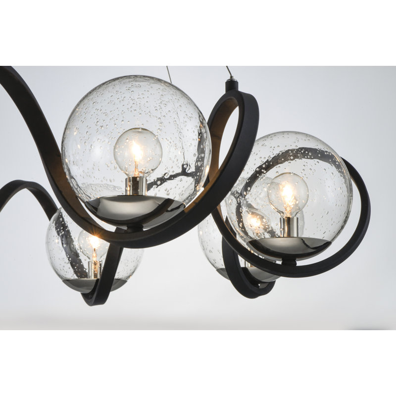 Schumann 8 - Light Dimmable Curl Chandelier