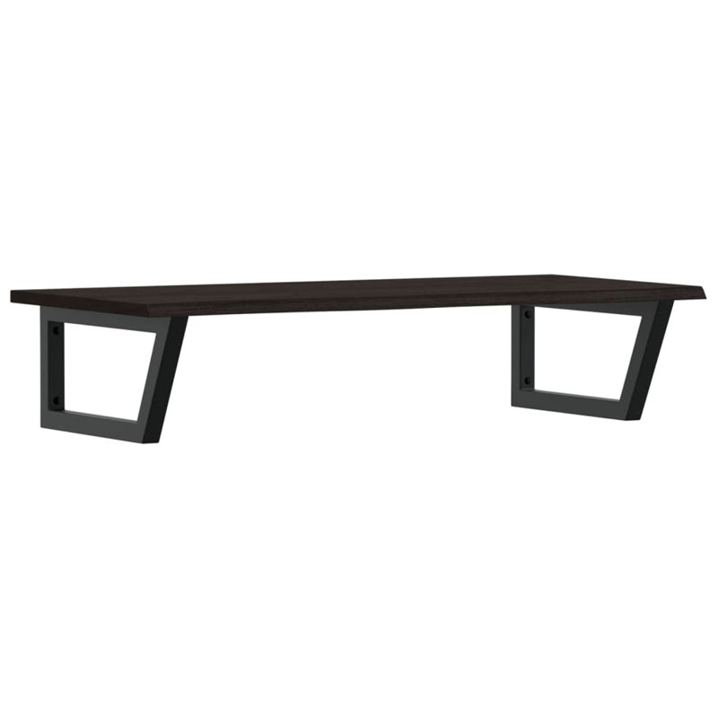 Armenda 100cm Solid Wood Bathroom Vanity Top, Black/White