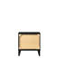 Table de chevet noire avec des solutions de rangement pratiques - Convient à la décoration de la chambre et offre amplement d'espace pour les accessoires personnels