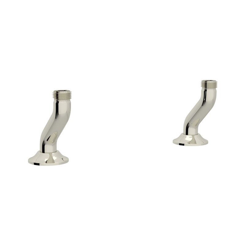 Georgian Era™ Bridge Kitchen Faucet Deck Unions, Polished Nickel