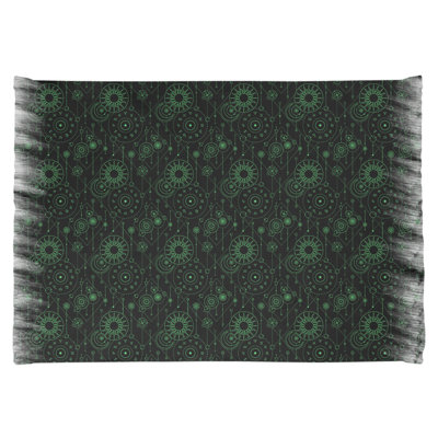 Tapis noir/vert zone astrologie Mcguigan