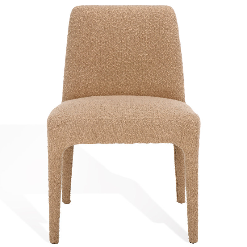 Reginbert 18.9'' H Boucle Upholstered Side Chair, Oatmeal