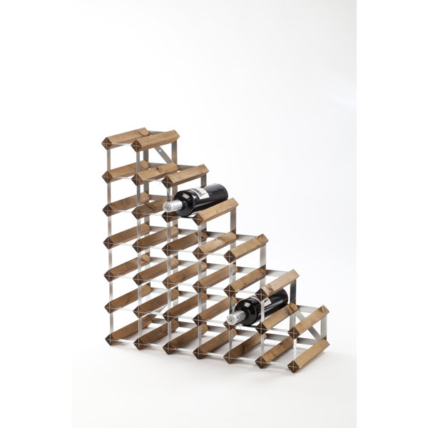 Williston Forge Assembled wine rack for 27 bottles. Made of Swedish ...