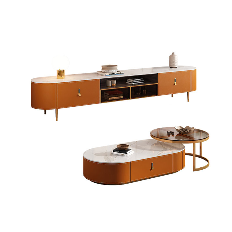 Meuble télé et table basse de style moderne