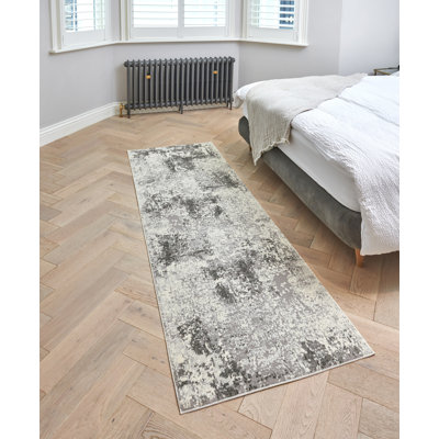 Edgeworth Machine Woven Grey/Ivory Rug