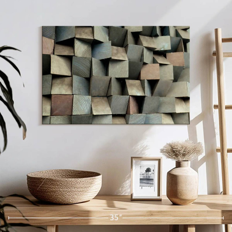 Avery Square Abstract, 26" H x 39" W
