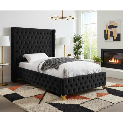 Dymonique Velvet Bed
