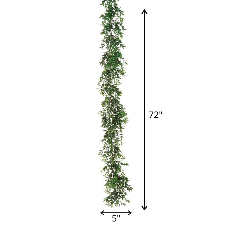 72" Artificial Quinlan Garland