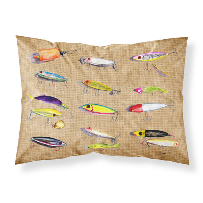  Housse de coussin Leurres de pêche