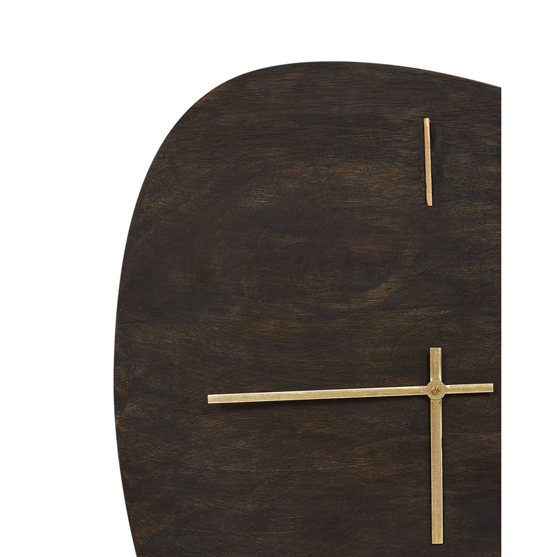 Gisbelle Solid Wood Wall Clock