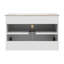 Meuble-lavabo de qualité supérieure avec lavabo en céramique et grand espace de rangement-114903029