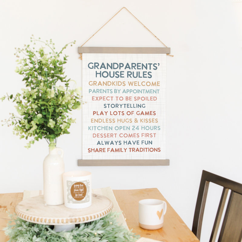 « House Rules », H 22 po x l 38 po
