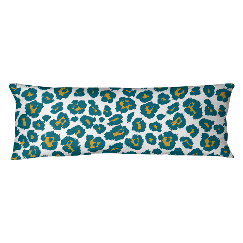 Polyester Medium Pillow, White/Green, Polyester